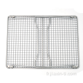 Grille de barbecue en titane avec grille de barbecue pliante